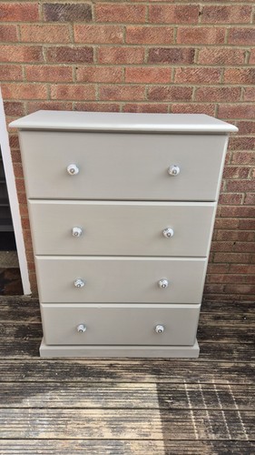 Chest drawers taupe salt - of, of