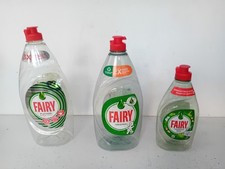 3x EMPTY Fairy Liquid Washing Up Bottles For Arts Crafts Model Making  Etc