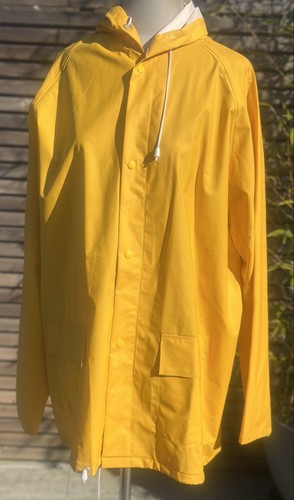 Unisex yellow pvc polyester - unisex,