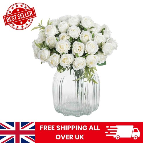 Heads artificial silk rose - artificial,