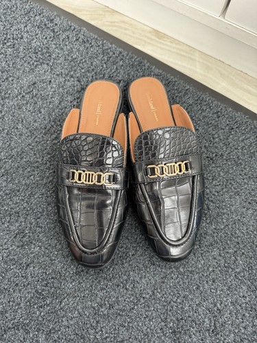 River island leather sandal - river,