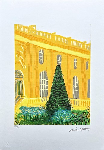 David hockney yellow castle - david,