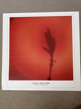 Coldplay Don’t Panic Poster/Wall Art/Lithograph