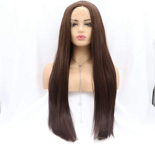 Long brown straight - long, for