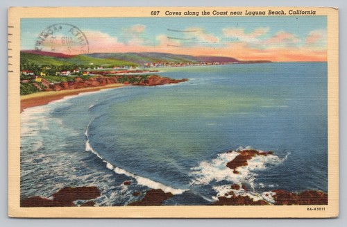 Postcard laguna beach coves - ca,