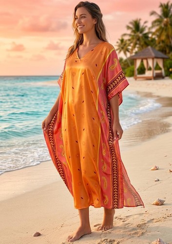 Women long african kaftan - women's,
