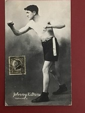 EARLY AMERICAN BOXING POSTCARD