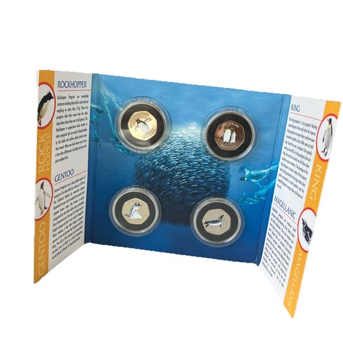 50p coin set penguins - coin,