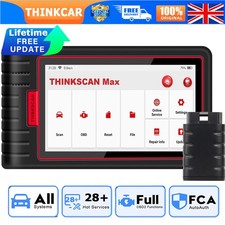 Thinkscan Max Car Scanner Full System Diagnostic Tool Code Reader Lifetime FREE