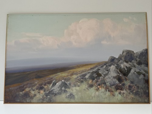 Antique landscape painting - landscape,