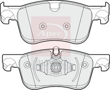 Brake Pads Set fits CITROEN C4