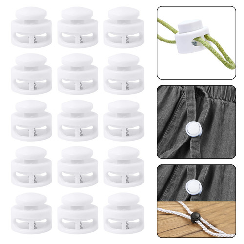 Cord lock toggle - toggle, plastic