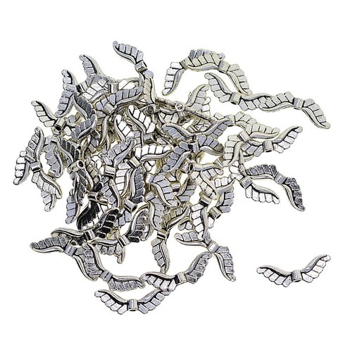 100x tibetan silver angel - 100x, wing