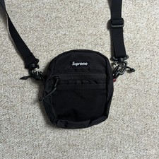 Supreme Cross Body Side Bag - Black Man Shoulder Mini Small Festival Mens
