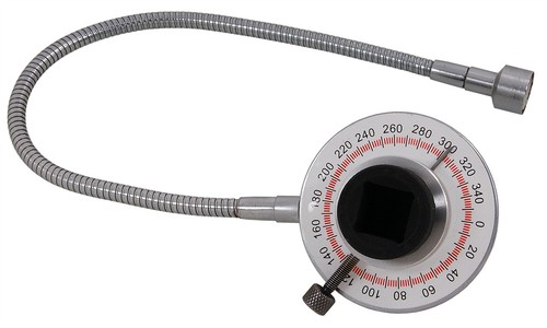Drive torque angle - angle, gauge