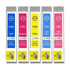 5 Ink Cartridges C/M/Y/LC/LM