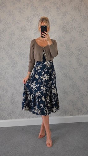 Crumpet cropped cardigan taupe - cropped,