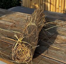 Natural Grass Thatch Rolls Handmade for roofing or decorative tiki bars