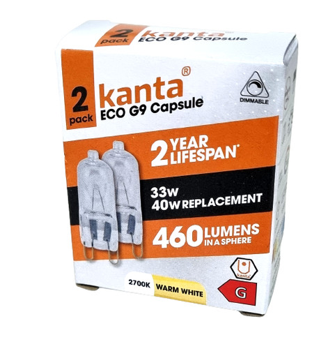 40w kanta bulbs - 2x,