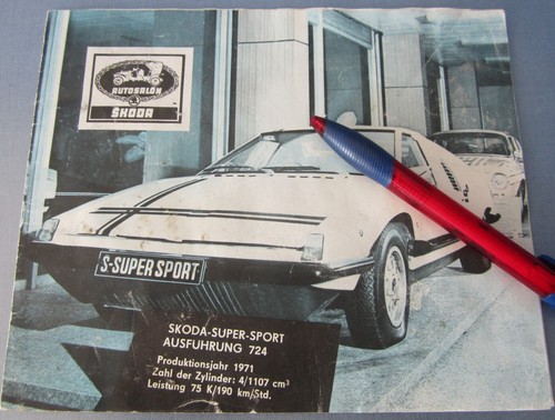 Skoda brochure 1974 super - skoda,