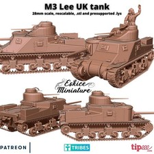 Wwii commonwealth lee tank - commonwealth, m3