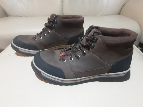 Clarks ripway gtx brown nubuck - brown,
