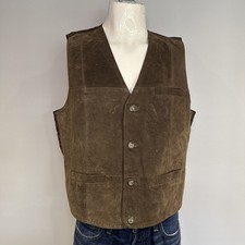 Vintage Tan Suede Leather