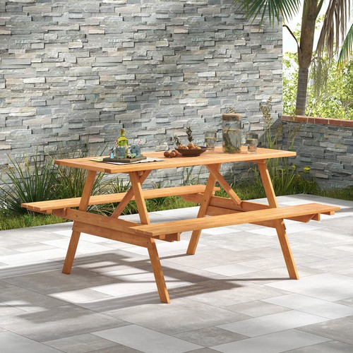 Patio picnic table bench - patio, set