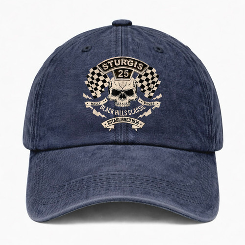 Vintage sturgis skull rally - vintage,