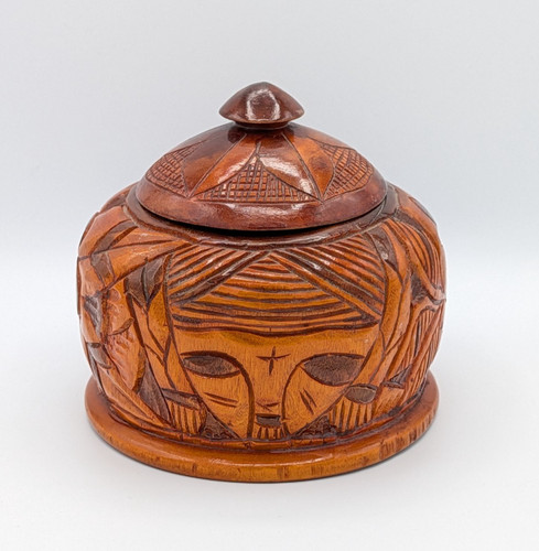 Hand carved wooden - carved,