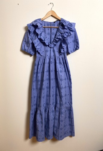 Zara embroidered eyelet dress - zara,