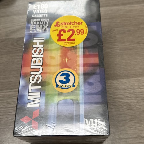 Mitsubishi e180 blank vhs - e180,