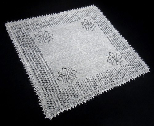 Knitted cashmere goat scarf - knitted,