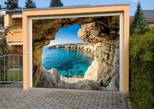 3D Stone Cave Sea N383 Garage