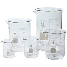 Set of 5 Laboratory Glassware