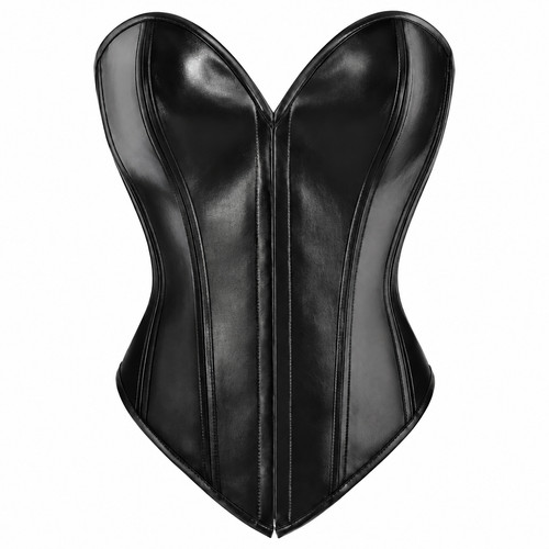 Womens black leather - black, look