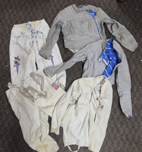 Lot used fencing gear - of,