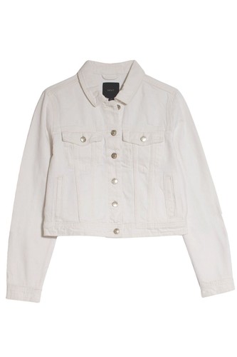 Next cropped denim jacket - next,