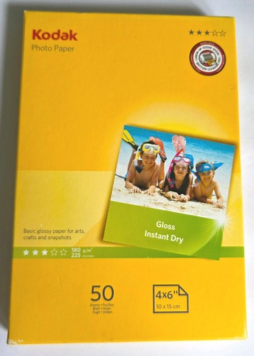 Kodak glossy photo - glossy, paper