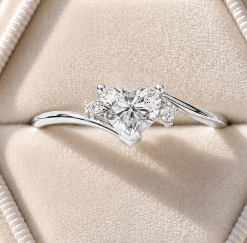 50ct heart cut - heart, grown