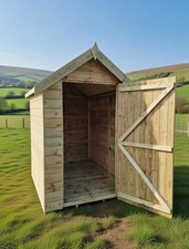 6x4 tanalised apex - apex, shed