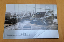 Mercedes A Class Brochure 2008 A160 CDI A180 CDI A150 A170 Classic Avantgarde SE