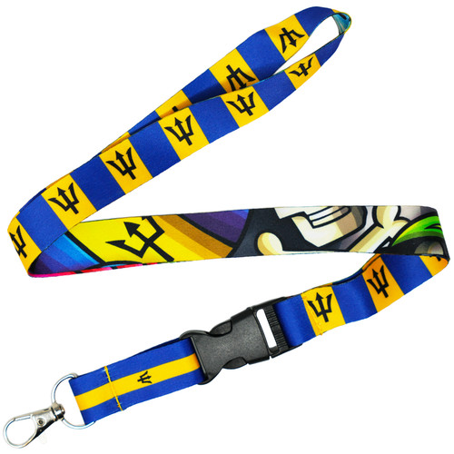 Barbados trident flag - barbados,
