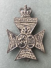 16th County Of London Queens Westminster & Civil Service Rifles Cap Badge.