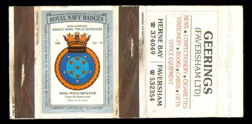 Matchbox royal navy - royal, crest