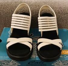 Skechers Womens Rumbler Wedge White Sandals UK 4 New Without Box
