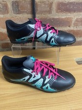 Adidas X 15.4 TF S7817 TF Black /Green/White Astro Turf Football Boots Mens 12