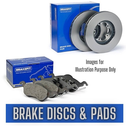 Front brake discs and - pads, set