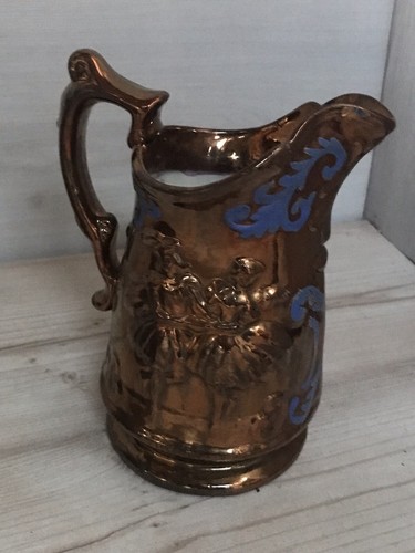 Vintage pottery copper - copper, colour