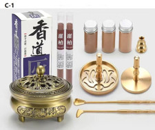 Incense Burner Set Brass